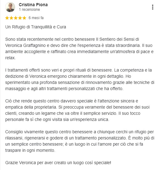 il sentiero dei sensi recensione 2